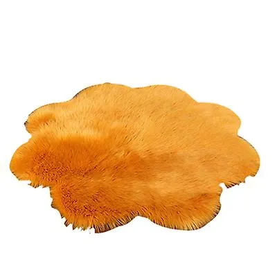 120cm coffee Plush round bedroom carpet round cushion AZ1909
