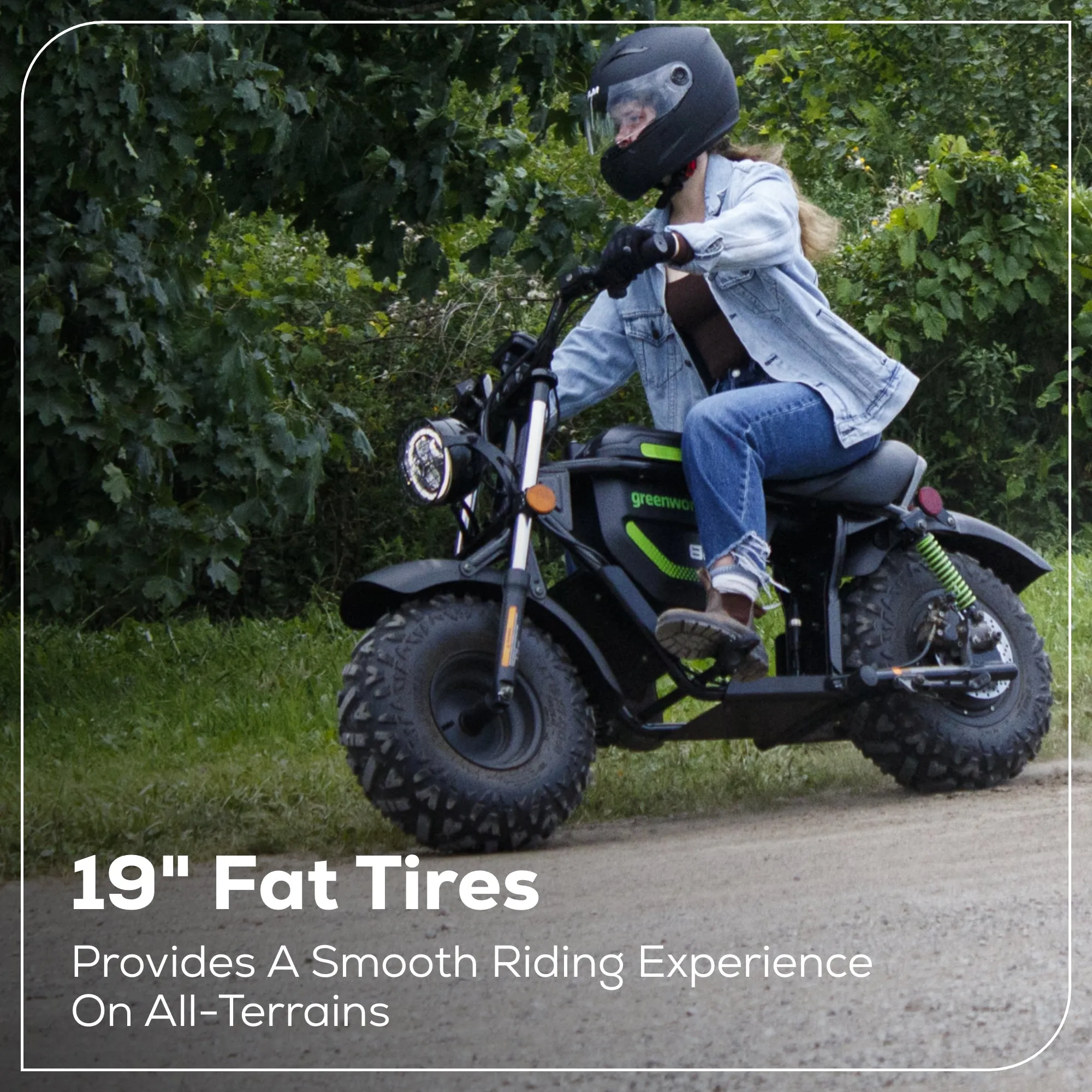 80V STEALTH Series Electric Mini-Bike w/ (2) 8.0Ah Batteries & Dual-Port Rapid Charger