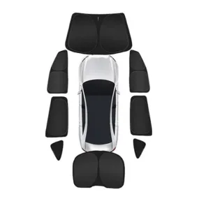 8pcs Set Window Sunshade Covers for Tesla Model S 2016-2023
