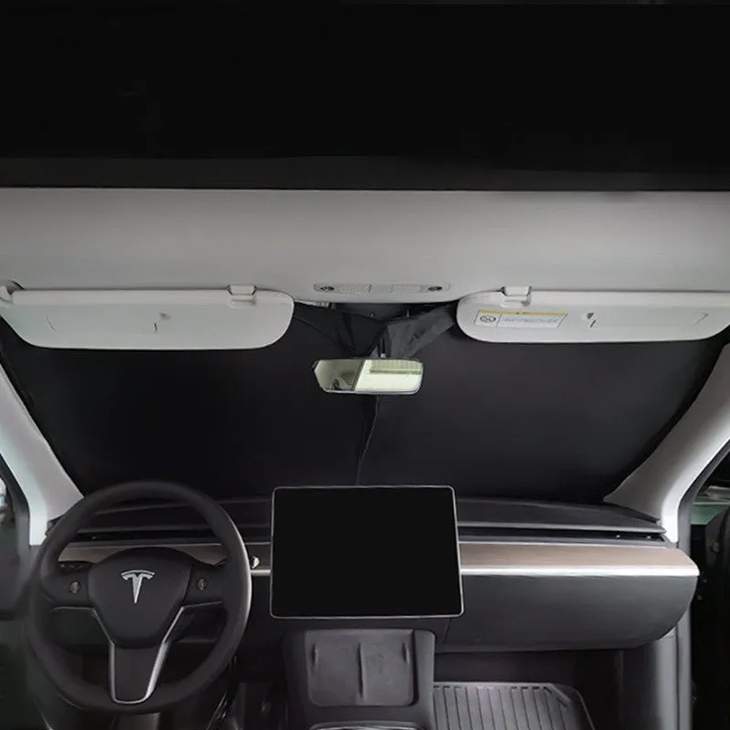 8pcs Set Window Sunshade Covers for Tesla Model S 2016-2023