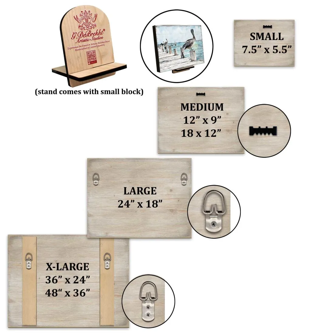 Angel with Cardinal Art Wooden Wall Art by D. Gelsinger - Nativity Holiday Décor - 95676B-DG