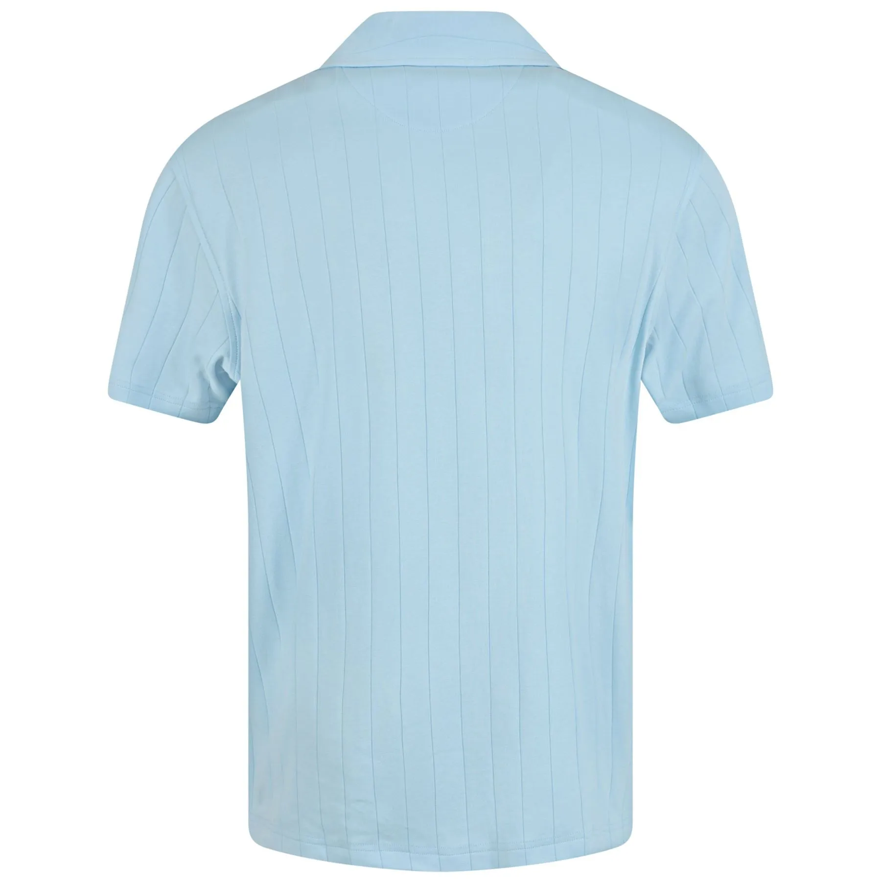 Archive Organic Cotton Camp Collar Drop Needle Shirt Cool Blue - AW23