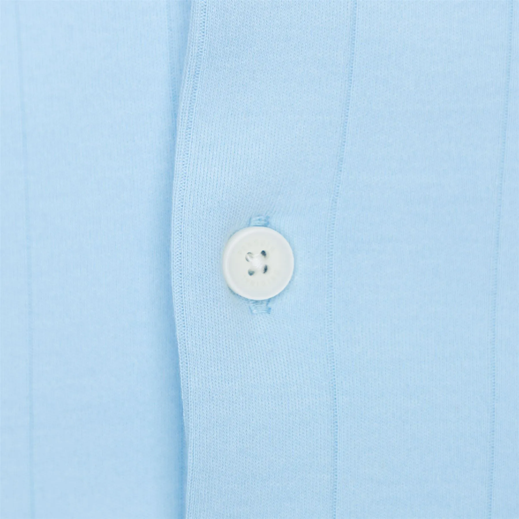 Archive Organic Cotton Camp Collar Drop Needle Shirt Cool Blue - AW23