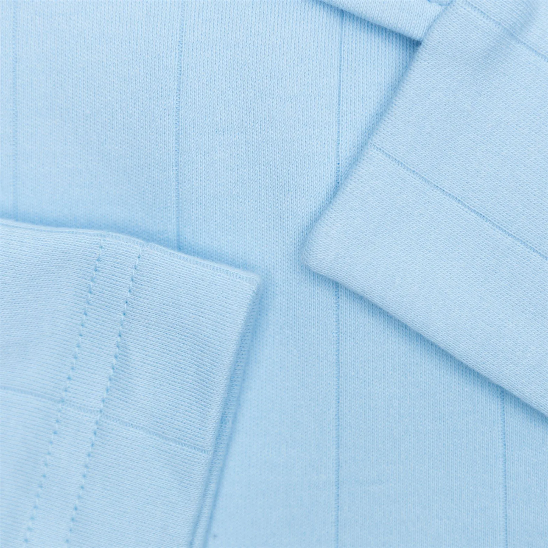 Archive Organic Cotton Camp Collar Drop Needle Shirt Cool Blue - AW23