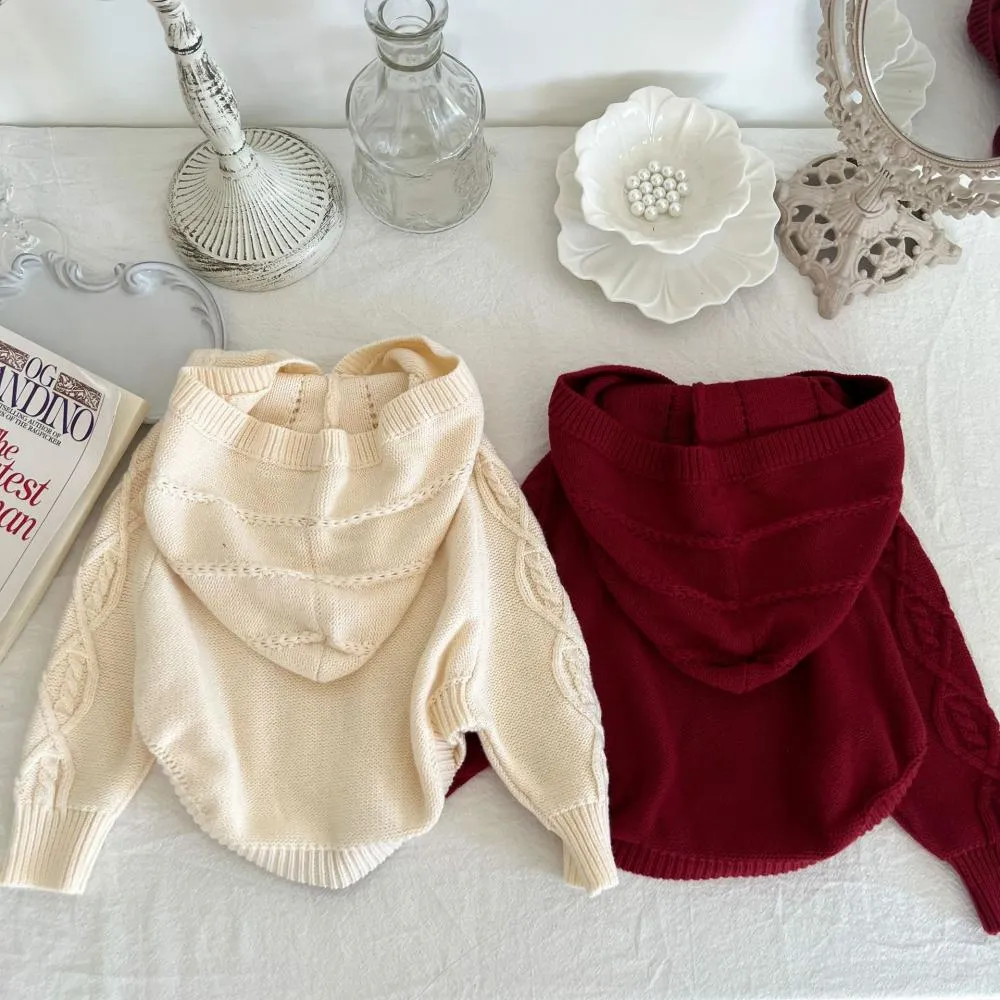 Baby Girls Autumn Knitted Solid Top Wholesale Baby Clothes Usa