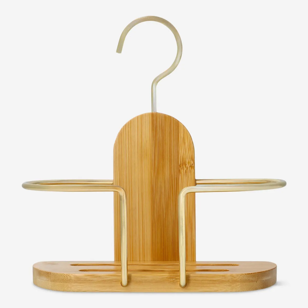 Bamboo shower shelf
