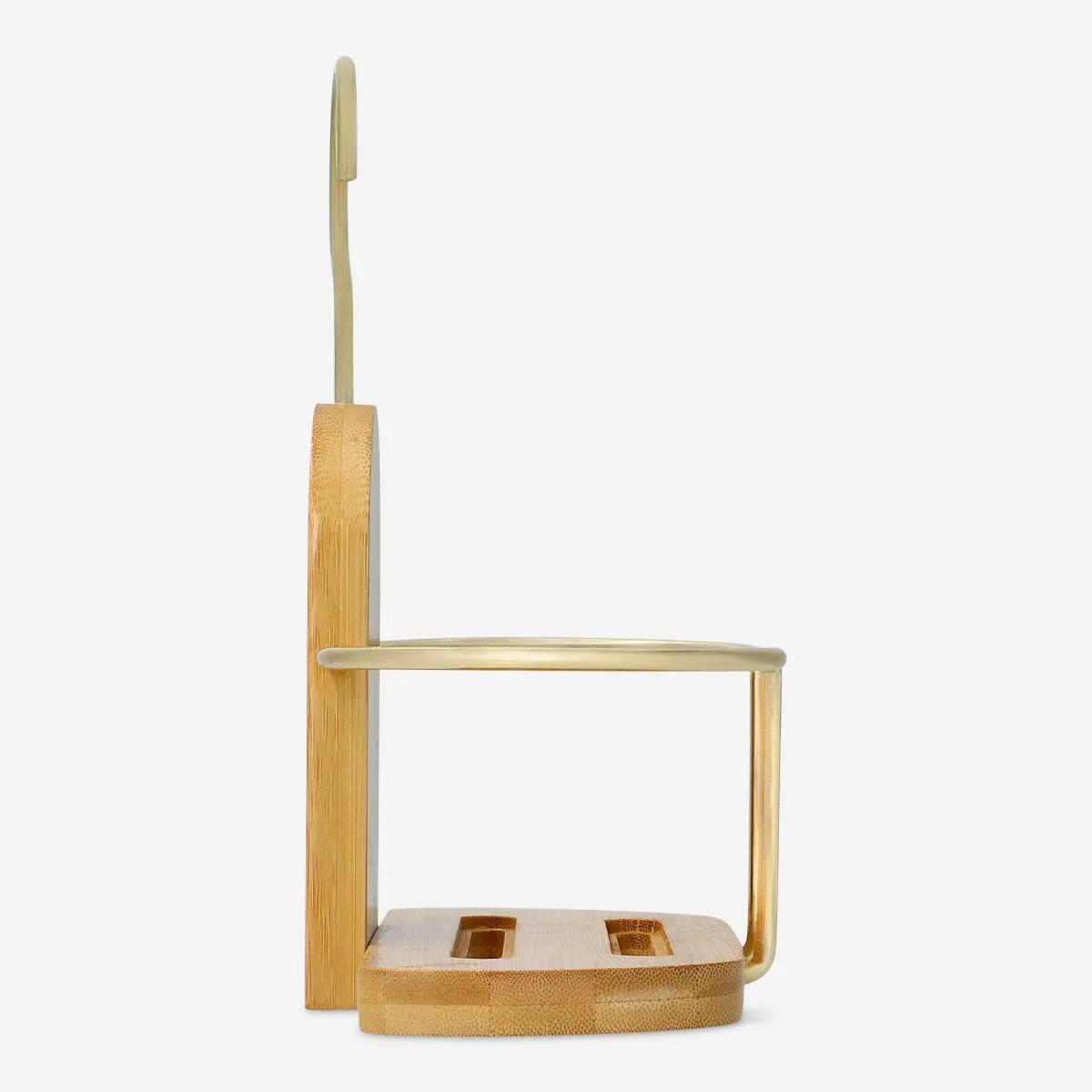 Bamboo shower shelf