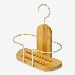 Bamboo shower shelf