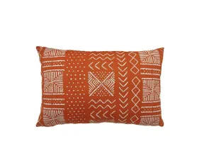 Batik Print Lumbar Pillow Cover