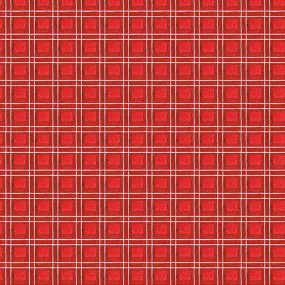 Benartex Meowy Christmas 16237 10 Painted Plaid Red By The Yard