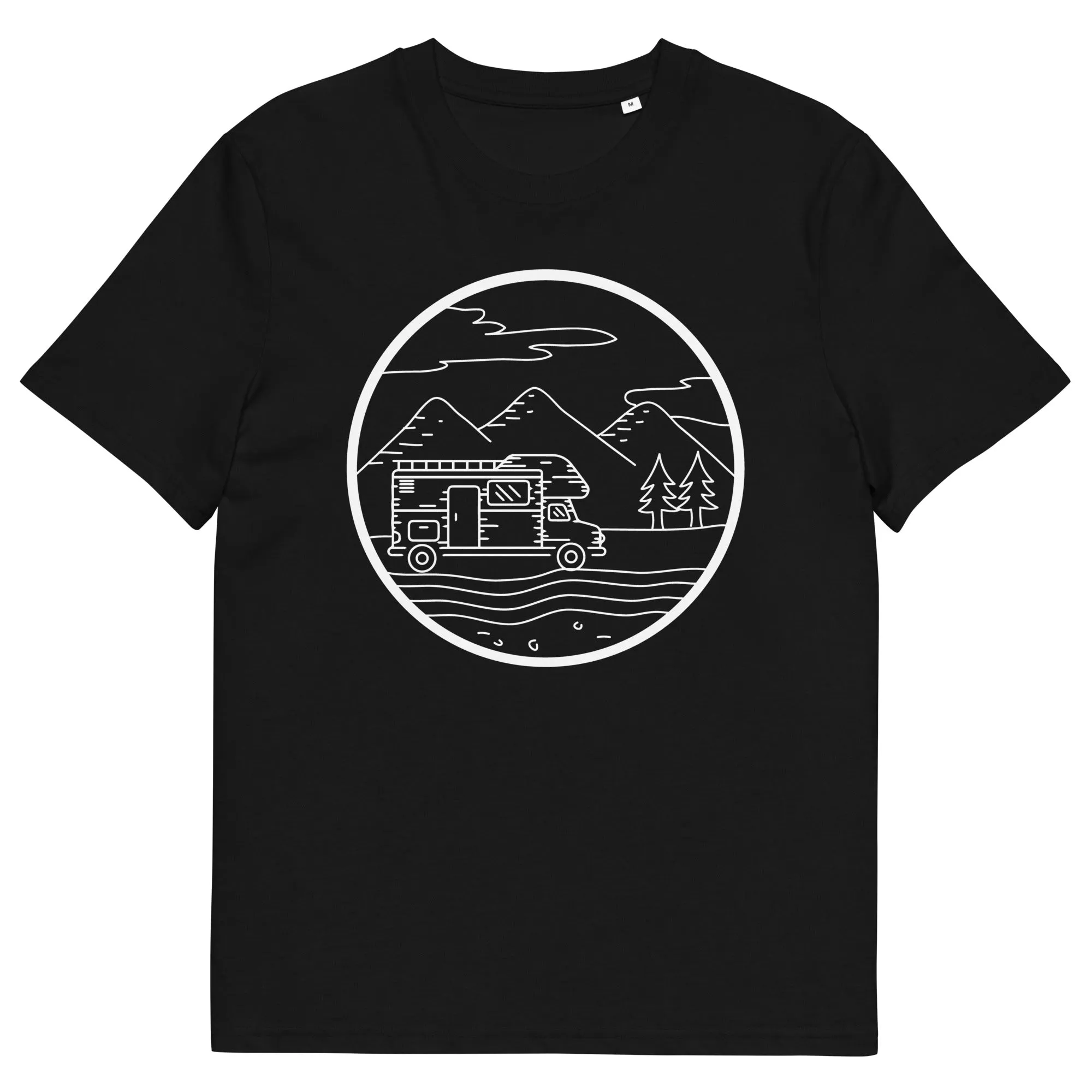 Berge - Camping Van - (13) - Herren Premium Organic T-Shirt