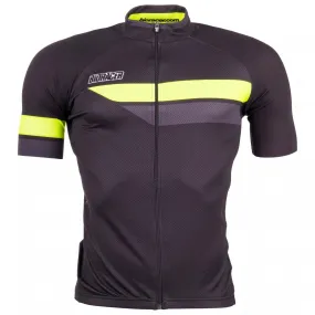 Bioracer Team 2.0 Mens Cycling Jersey (Black/Fluo Yellow)