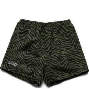 BREAKER FUZZY STRIPE SHORTS