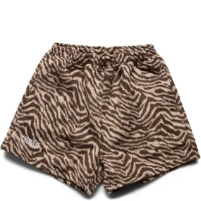 BREAKER FUZZY STRIPE SHORTS