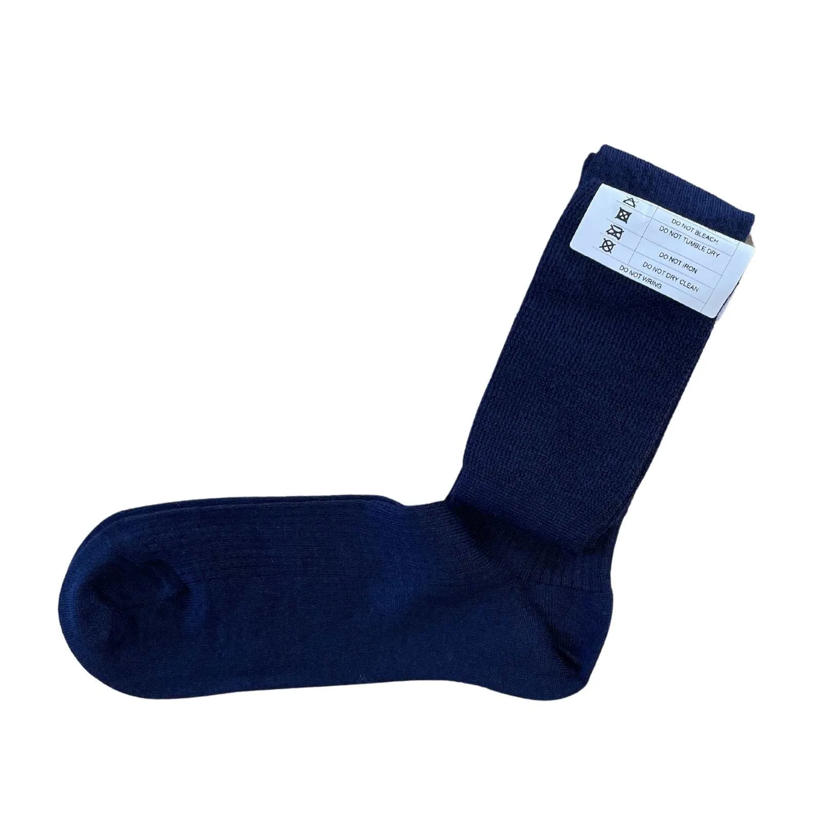 British Navy Thin Wool Long Socks Stockings - Navy