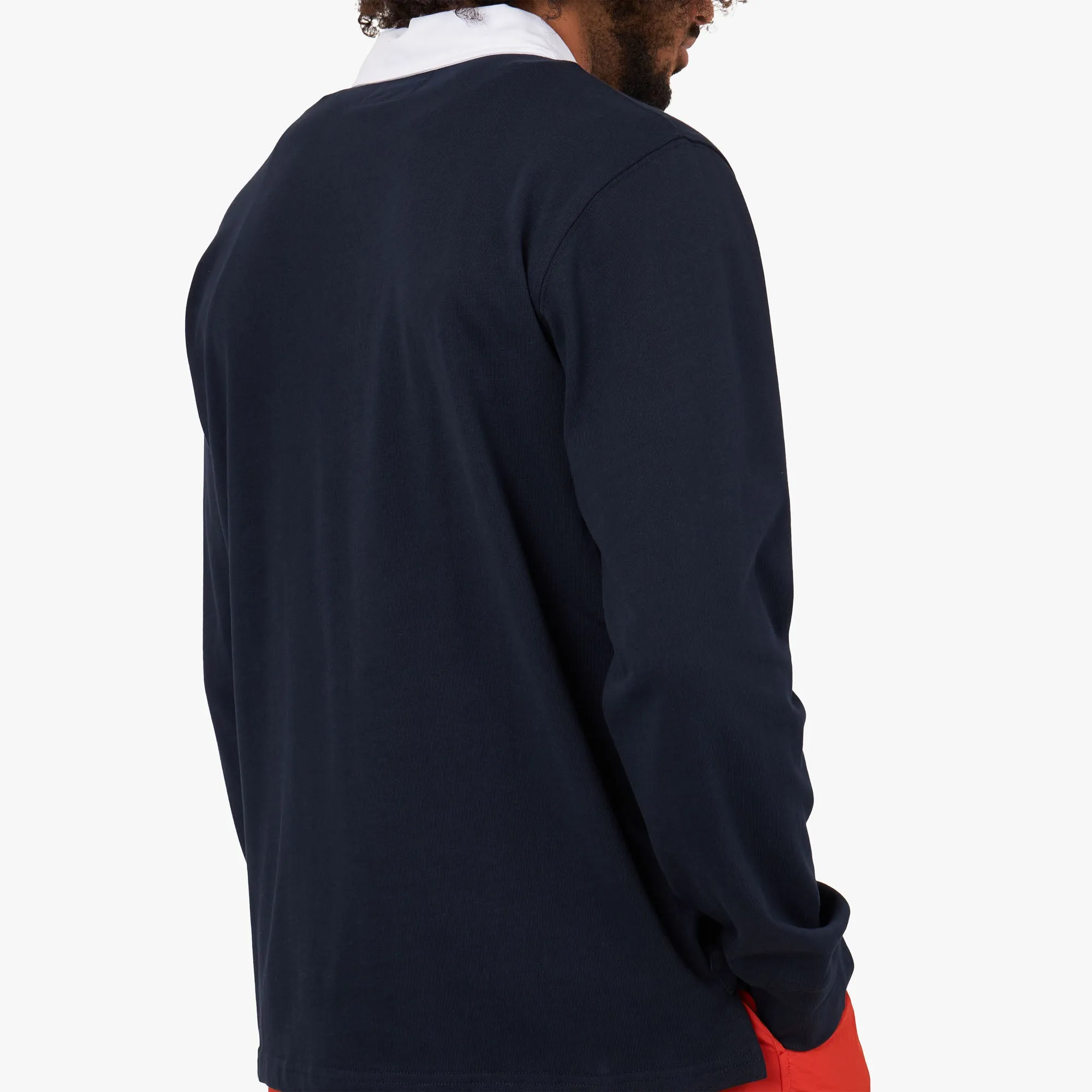 Brother Brother Long Sleeve Rugby Shirt /  Navy
