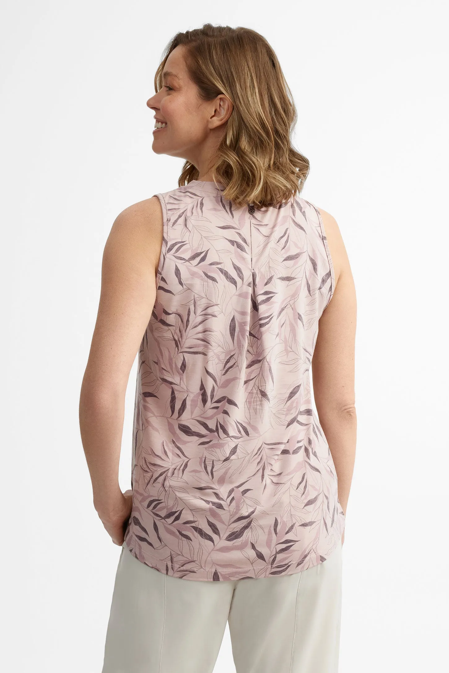 Camisole col rond Lyocell - Femme