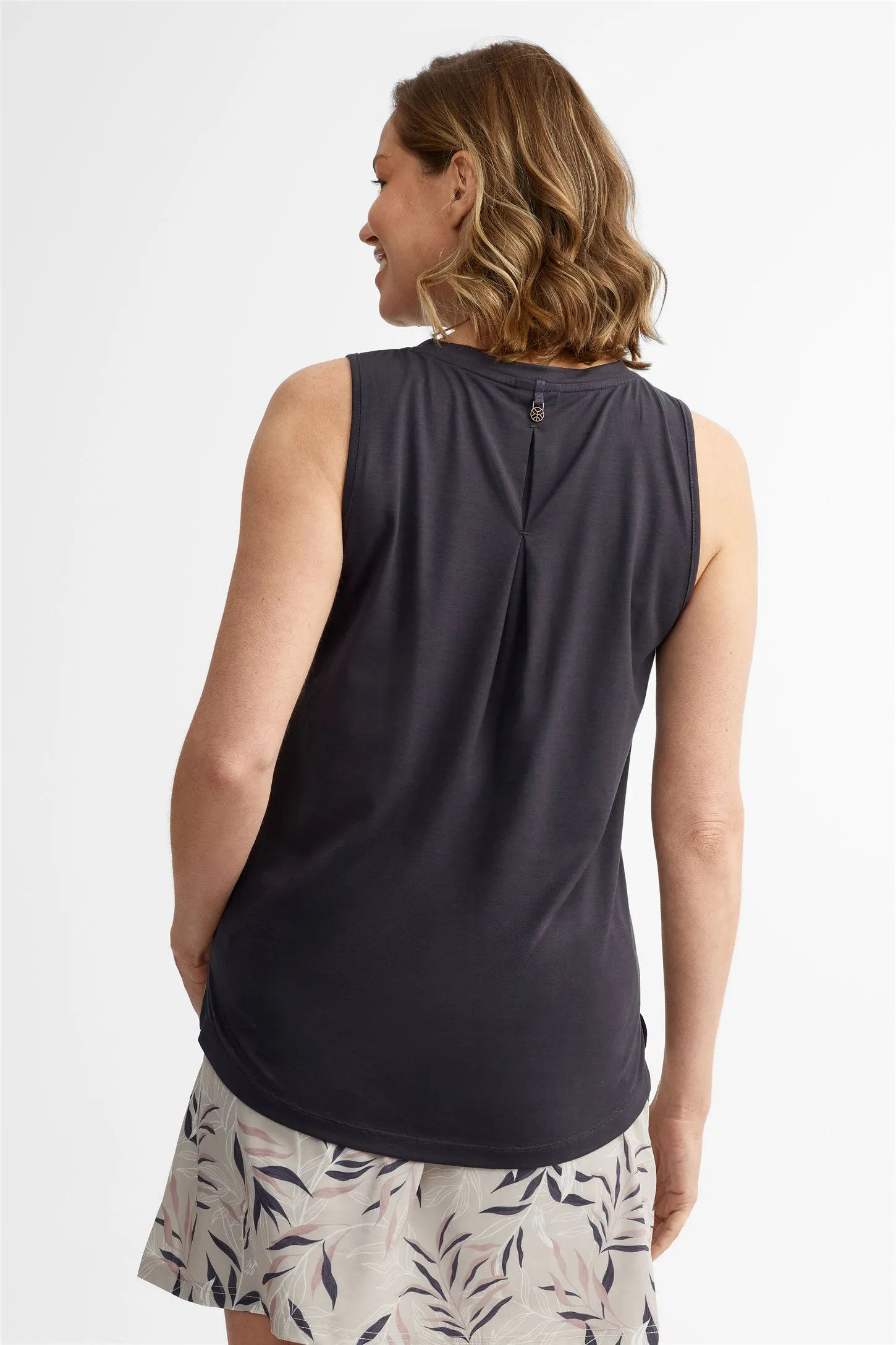 Camisole col rond Lyocell - Femme