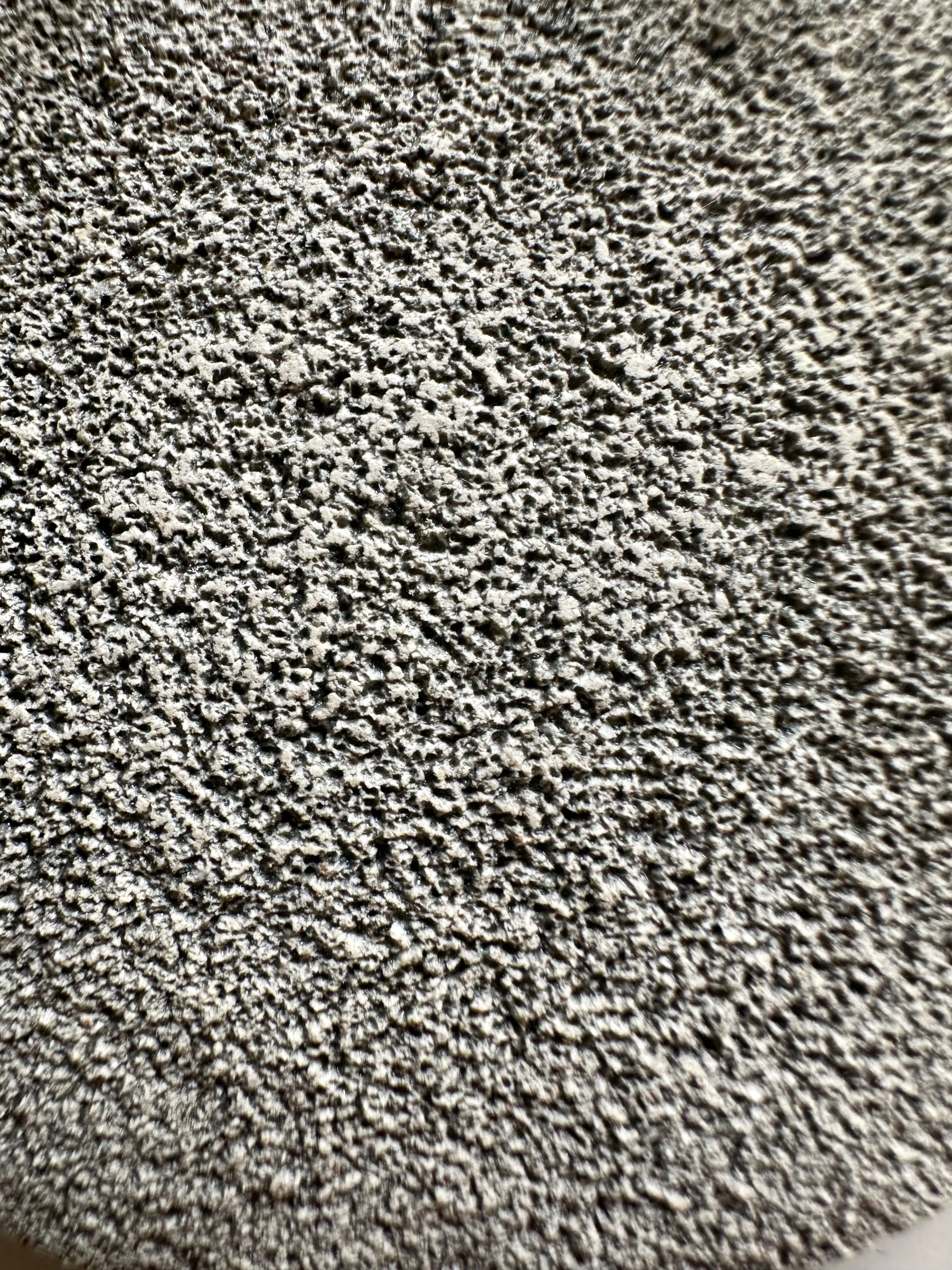 Ceramic Necklace Full Moon — CONCRETE GREY