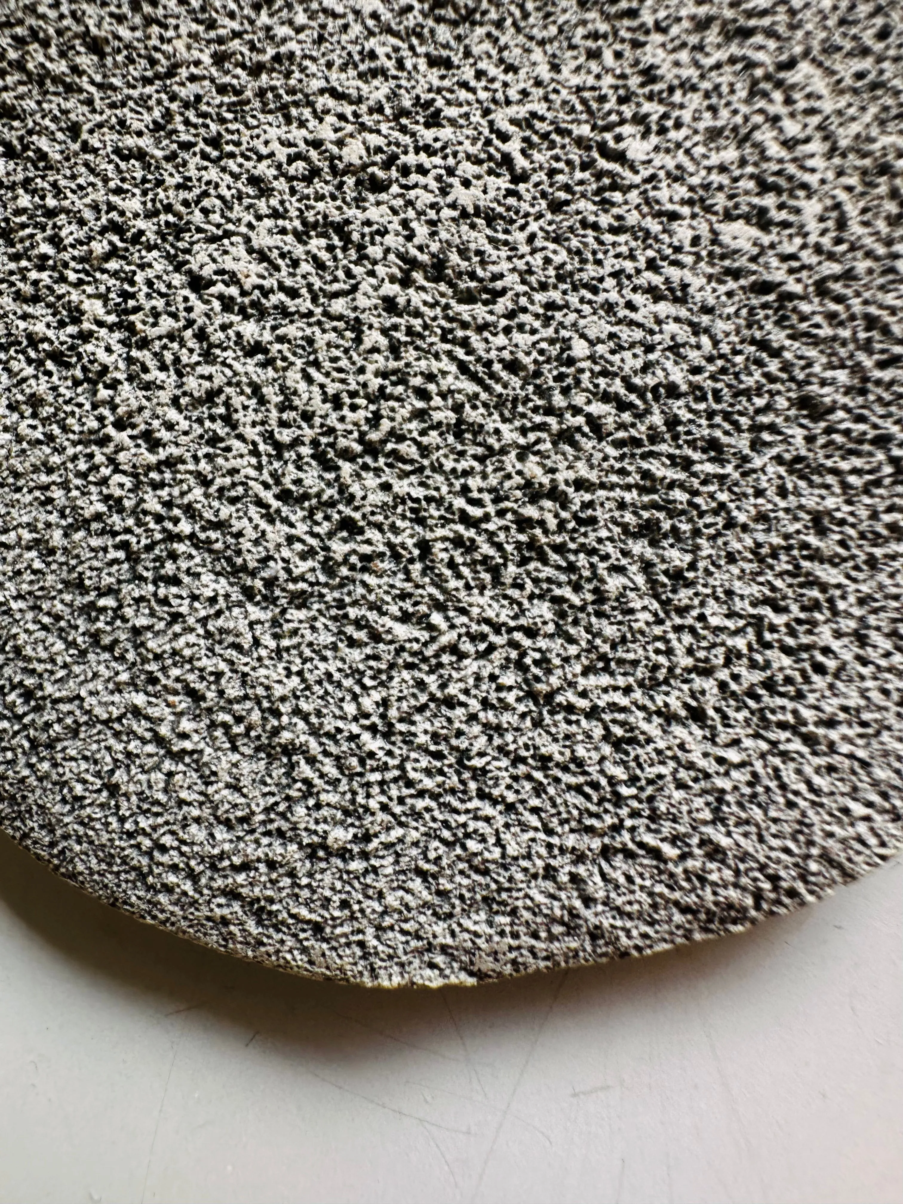 Ceramic Necklace Full Moon — CONCRETE GREY