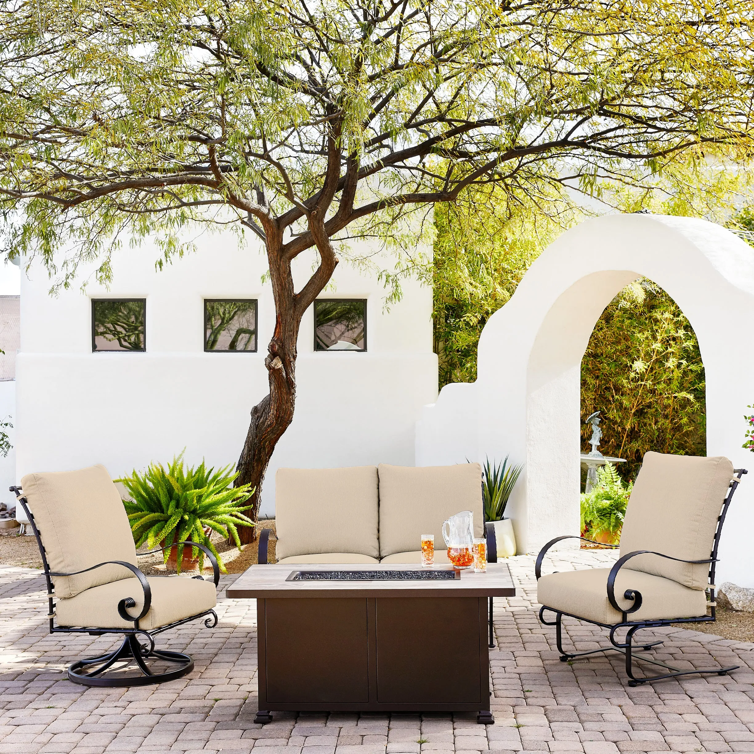Classico High-Back Spring Base Club Chair