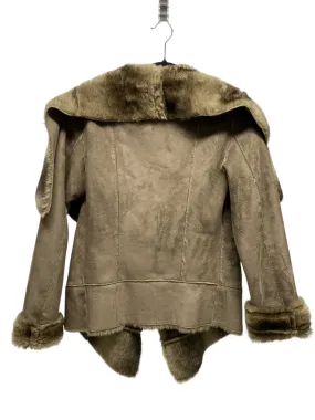Coat Faux Fur & Sherpa By Clothes Mentor In Brown, Size: Xs
