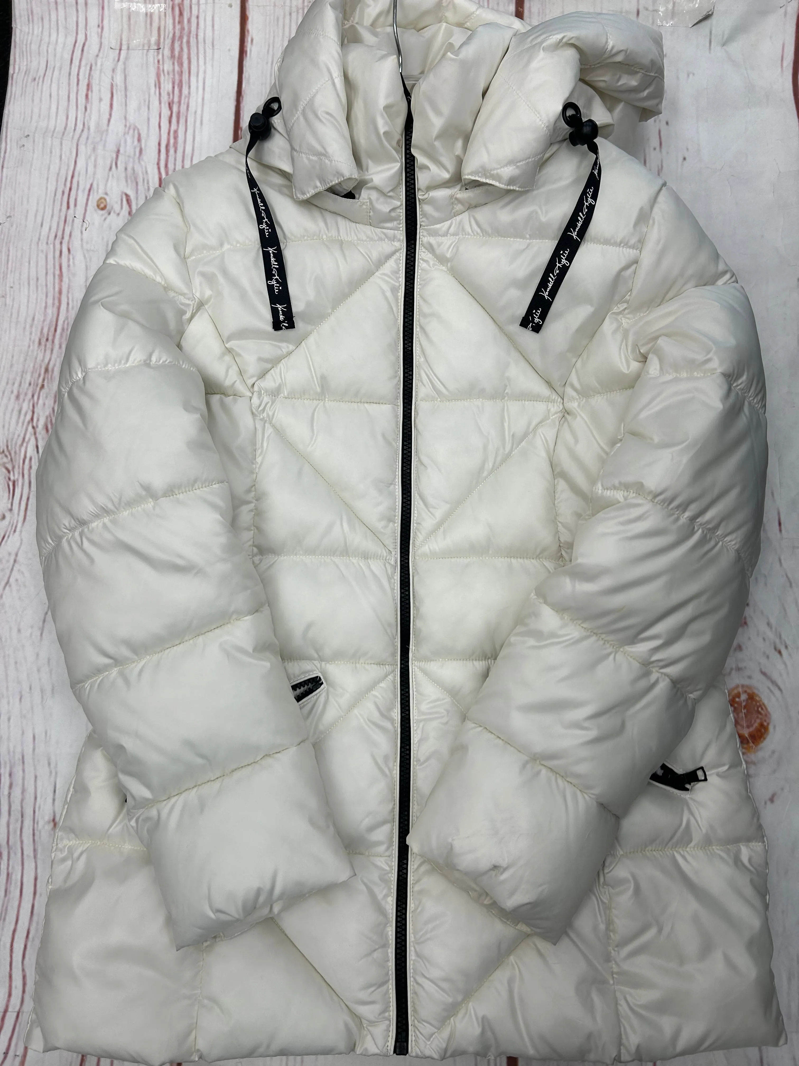 Coat Other By Clothes Mentor In Cream, Size: M