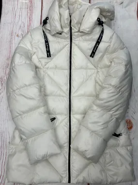 Coat Other By Clothes Mentor In Cream, Size: M