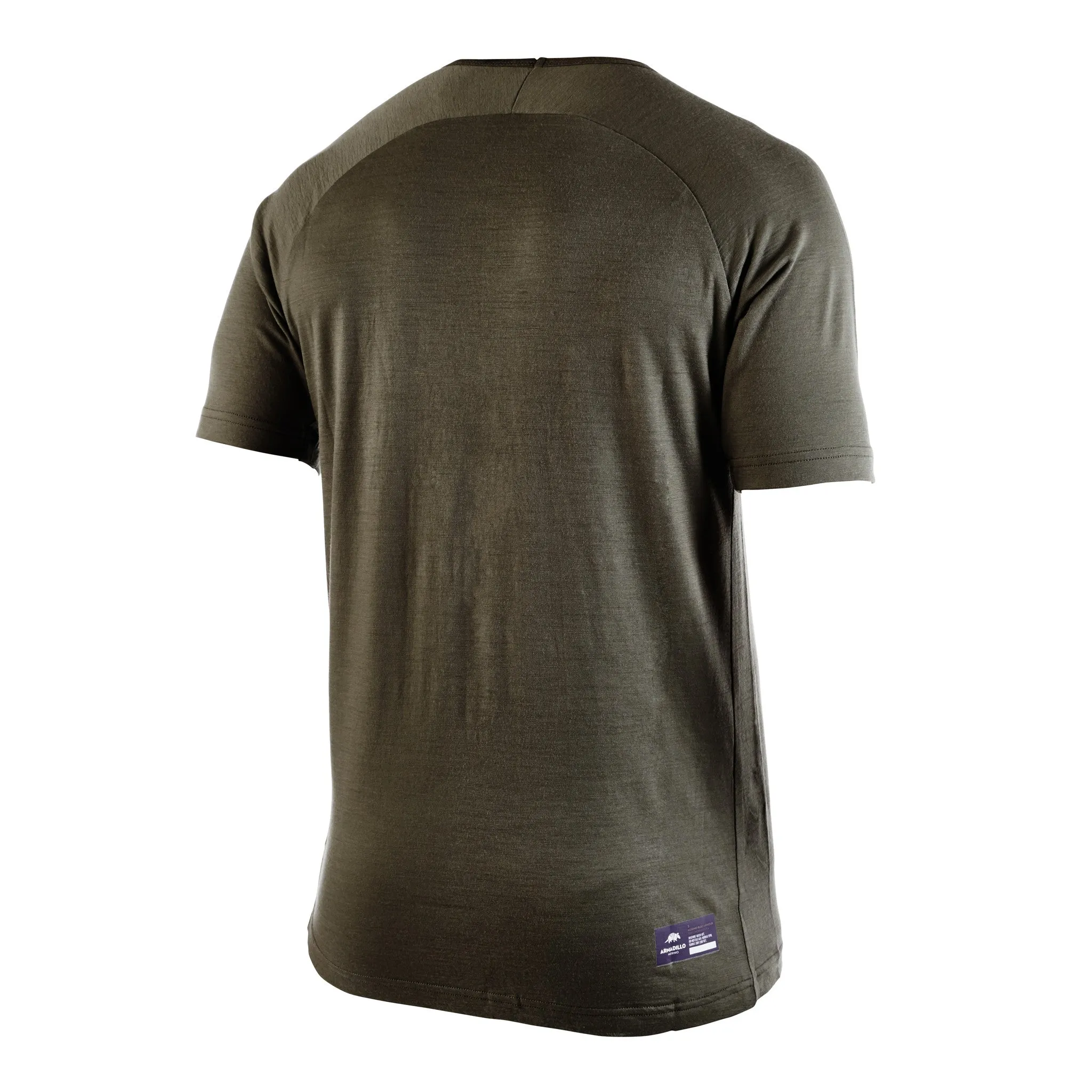 COUGAR - Mens Merino Wool Baselayer Big Cat Short Sleeve Crew Neck