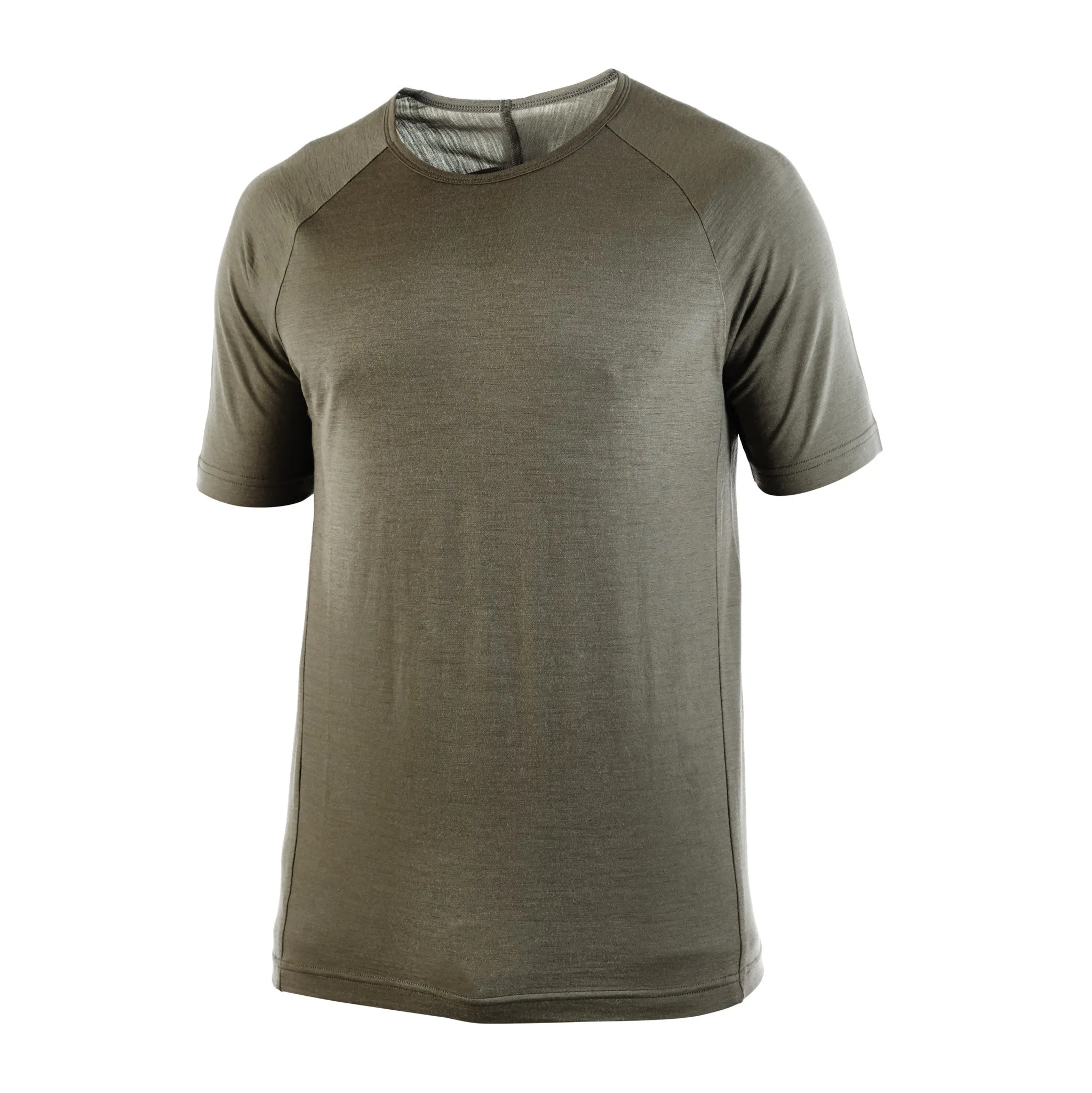 COUGAR - Mens Merino Wool Baselayer Big Cat Short Sleeve Crew Neck