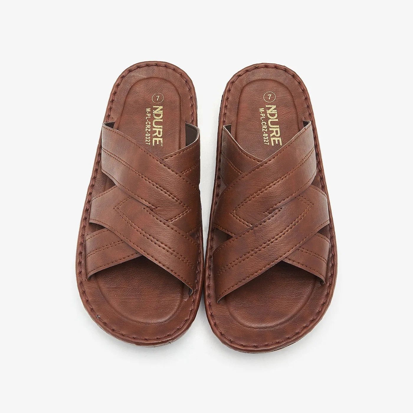 Cross Strap Mens Chappals