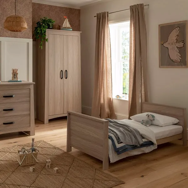 CuddleCo Isla 3 Piece Nursery Furniture Set - Ash