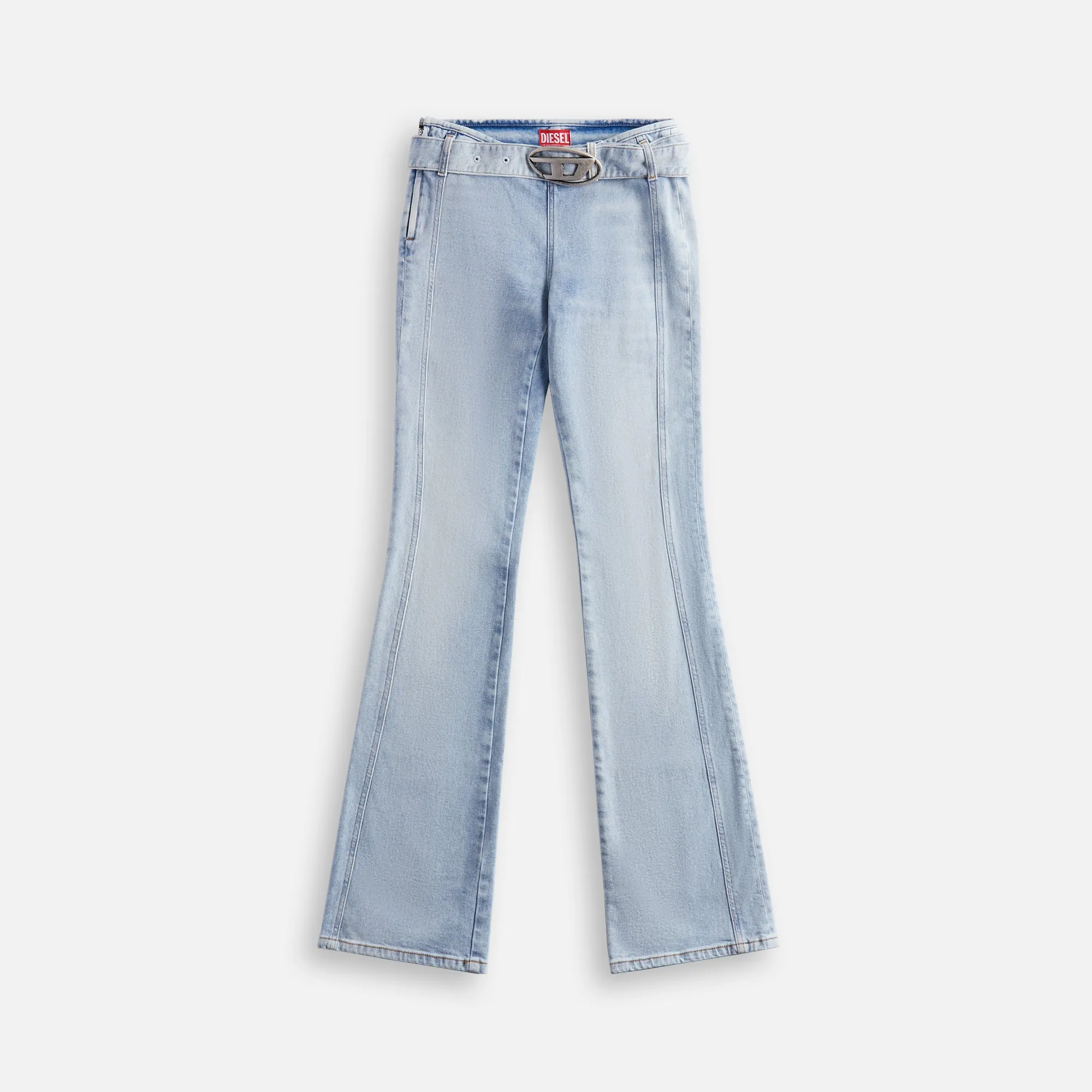 Diesel Ebby Belt Jean - Blue Denim