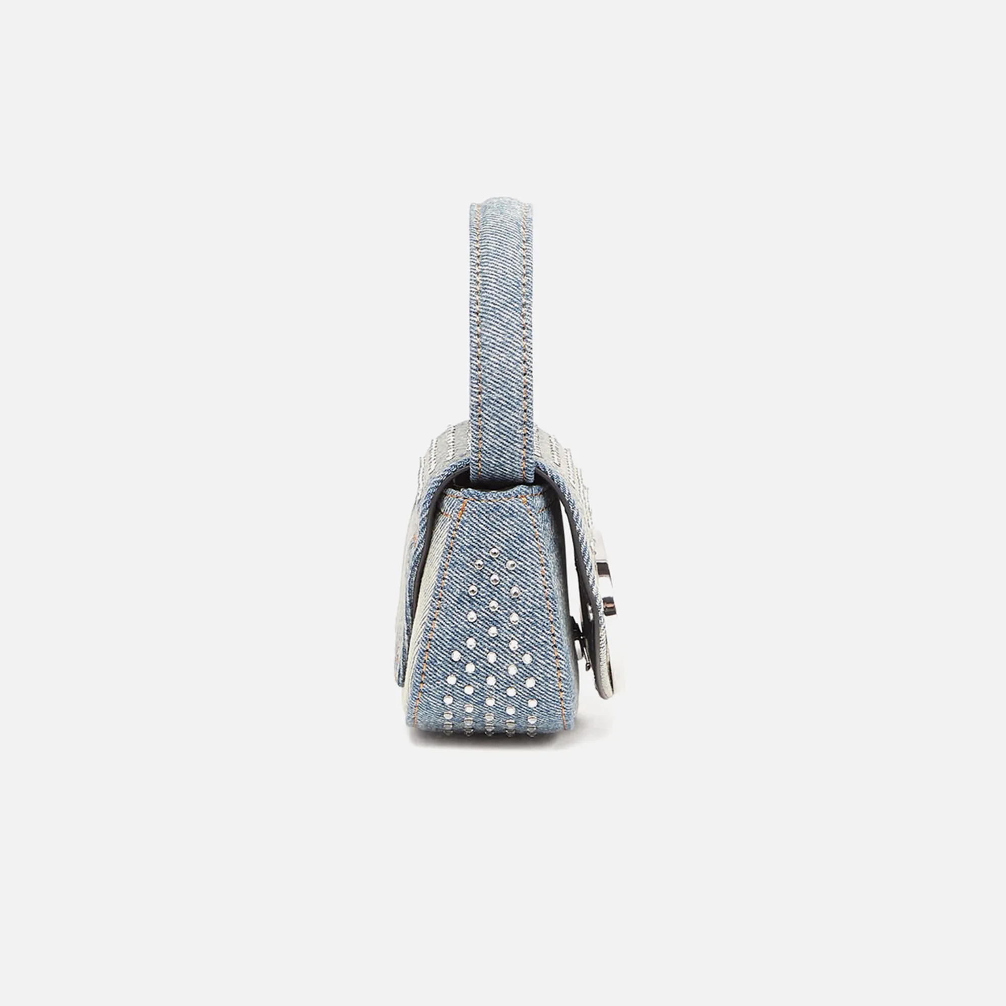 Diesel Mini D Logo Bag - Washed Denim Diamonds