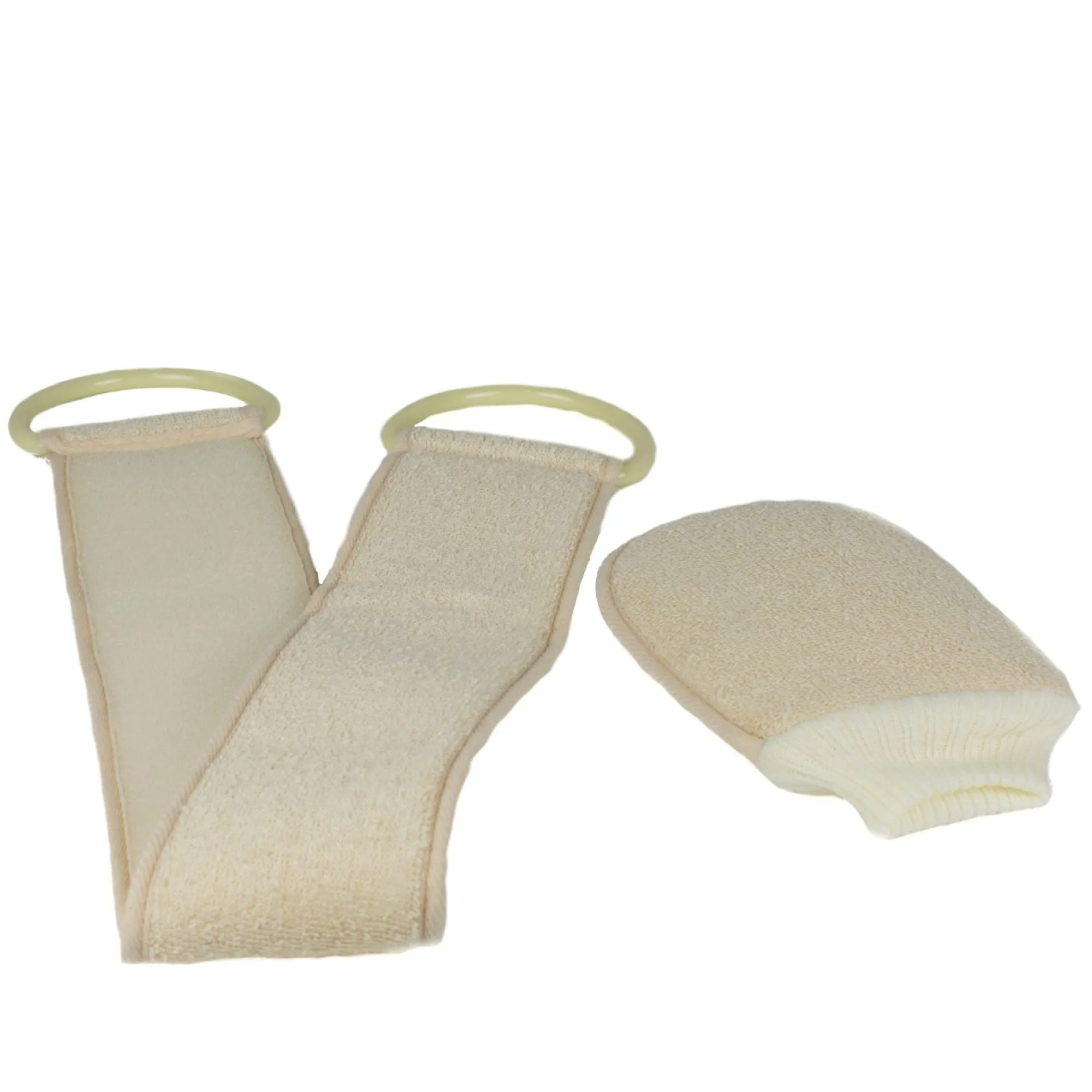 Double Sided Flannel Strap & Wash Mitt