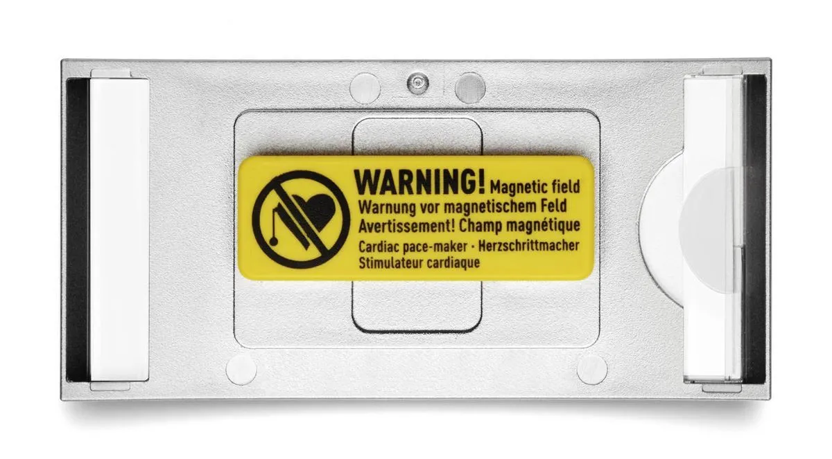 Durable Classic Magnetic Name Tag Badge Holders   Inserts | 10 Pack | 34 x 74mm