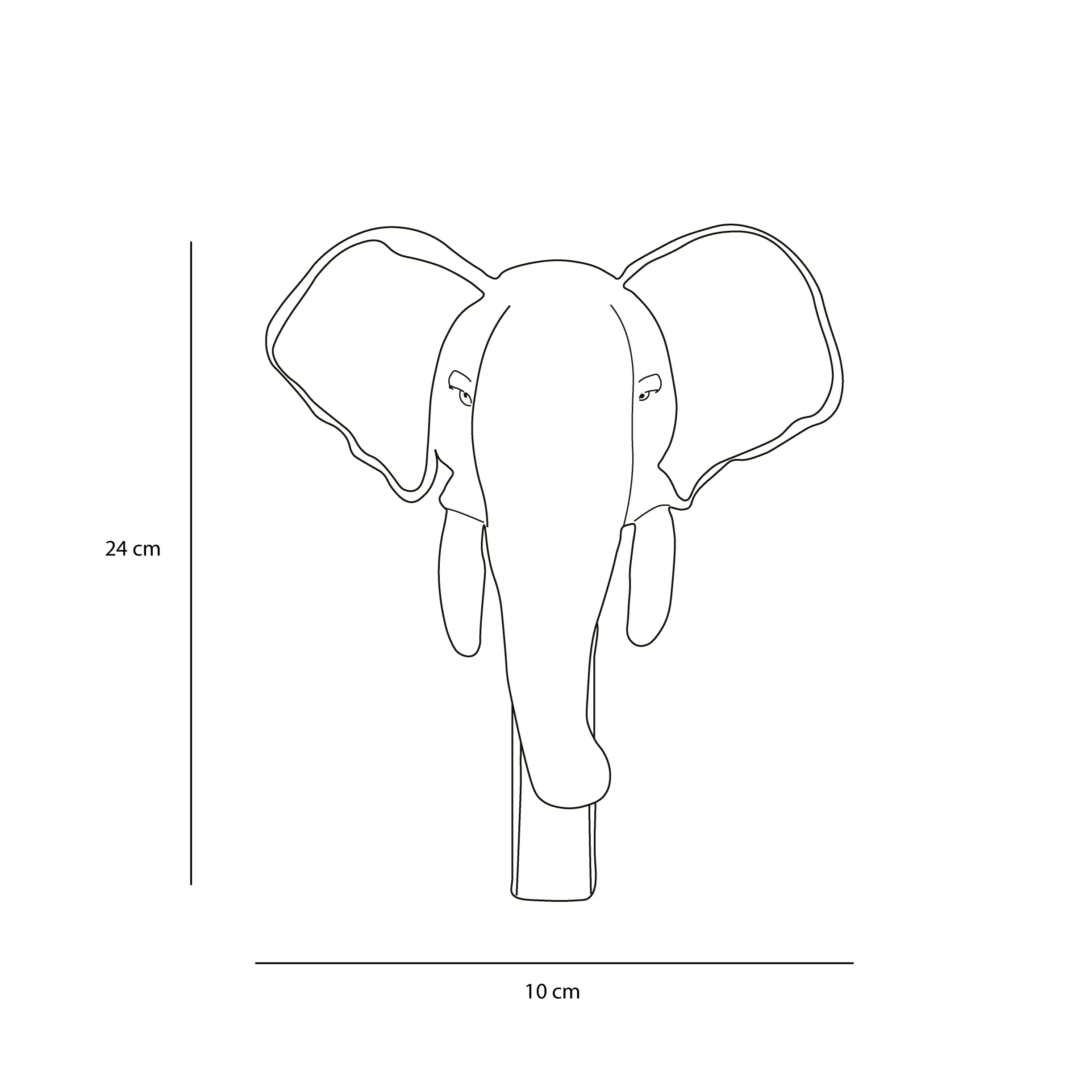 Elephant coat hanger