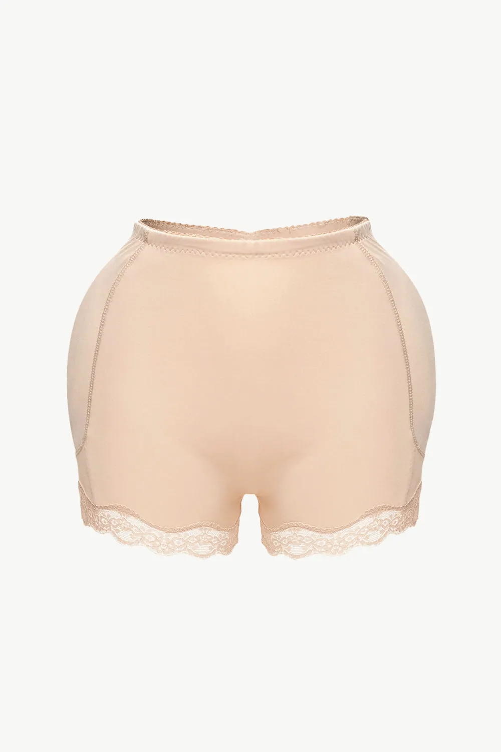 Full Size Lace Trim Shaping Shorts
