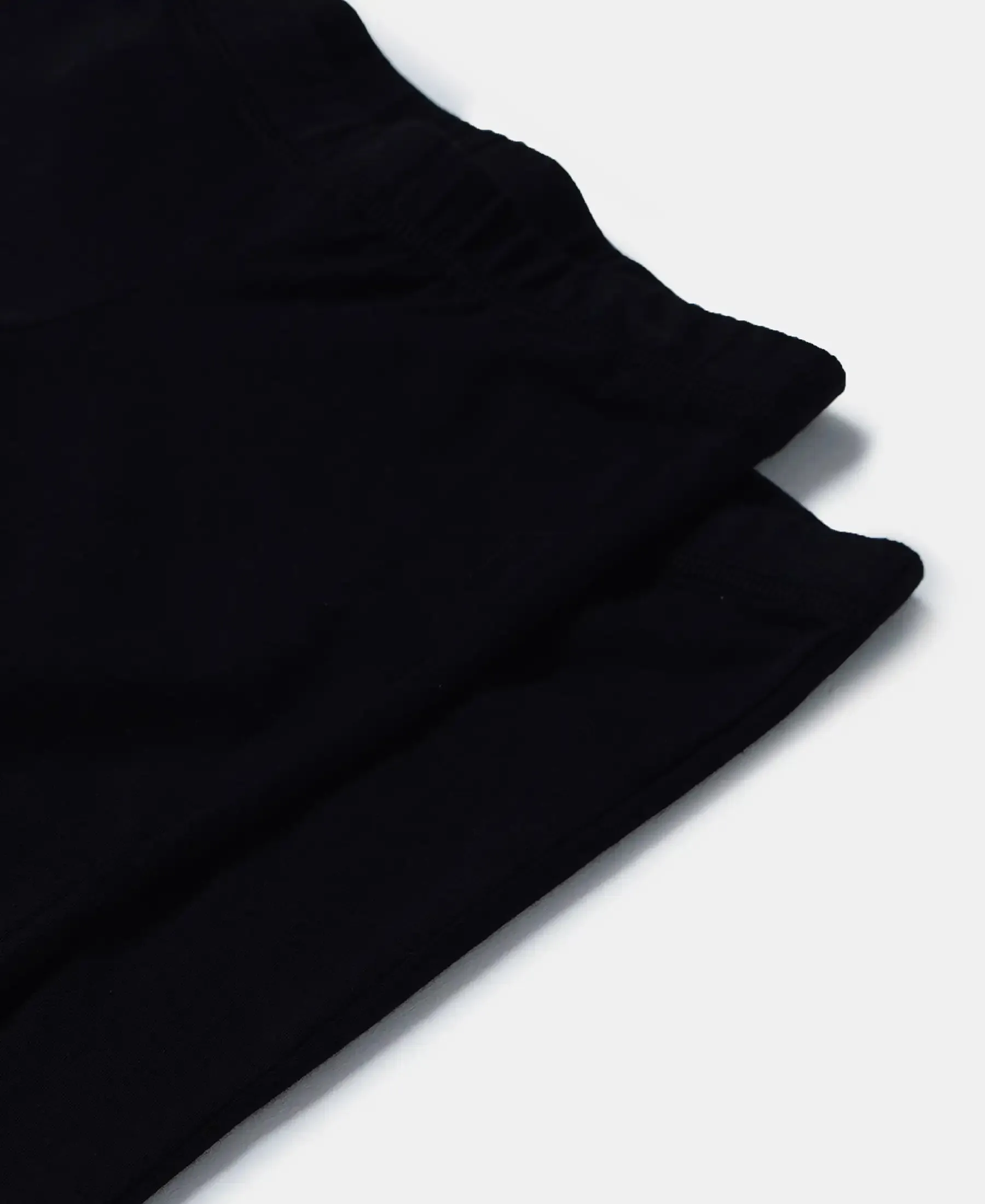 Girl's Super Combed Cotton Elastane Stretch Shorties with Ultrasoft Waistband - Black (Pack of 2)