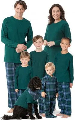 Heritage Plaid Thermal-Top Women's Pajamas - Family Set