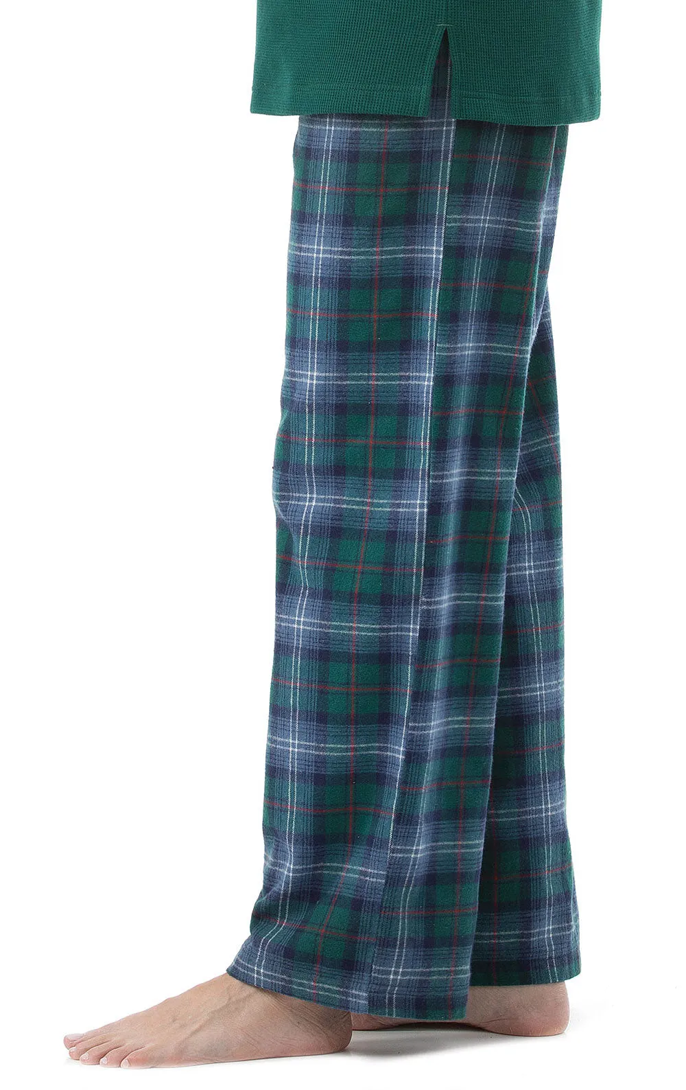 Heritage Plaid Thermal-Top Women's Pajamas - Family Set