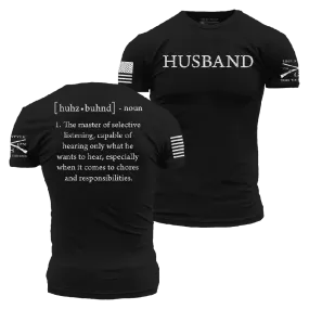 Husband Defined T-Shirt - Black