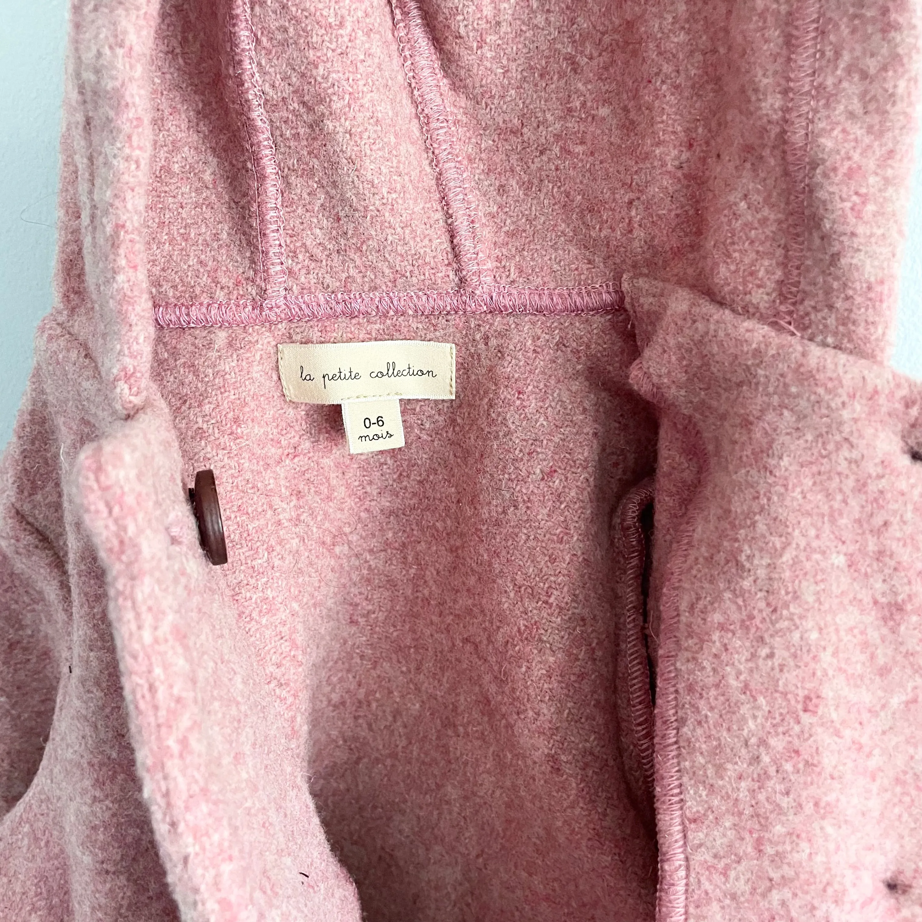 La Petite Collection / 100% Wool coat / 0-6M