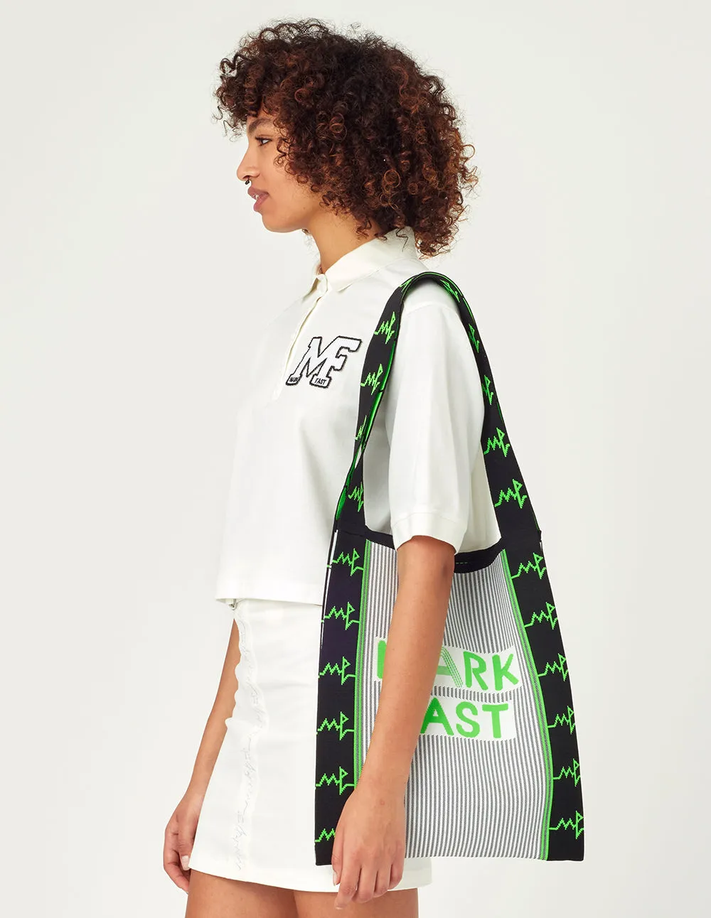 Logo graphic waist-length T-shirt