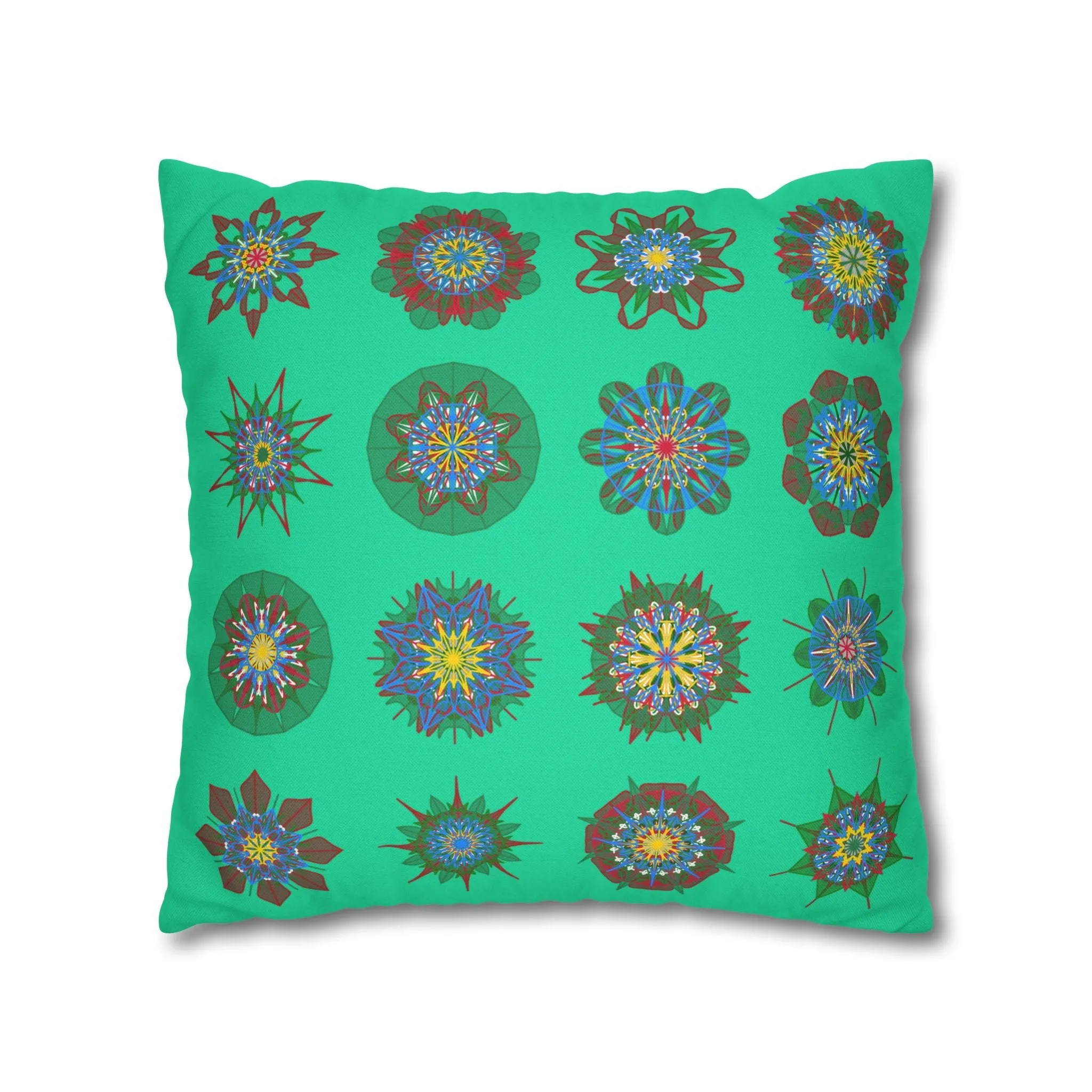Mandala Art Christmas Bed Pillowcase - Handmade Design