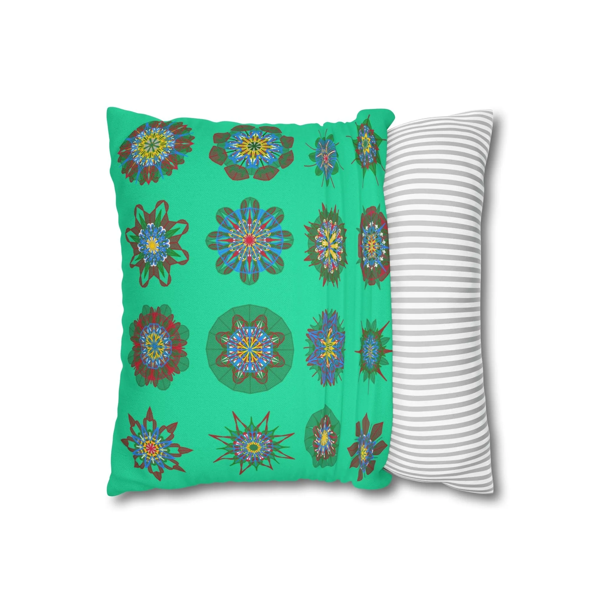 Mandala Art Christmas Bed Pillowcase - Handmade Design