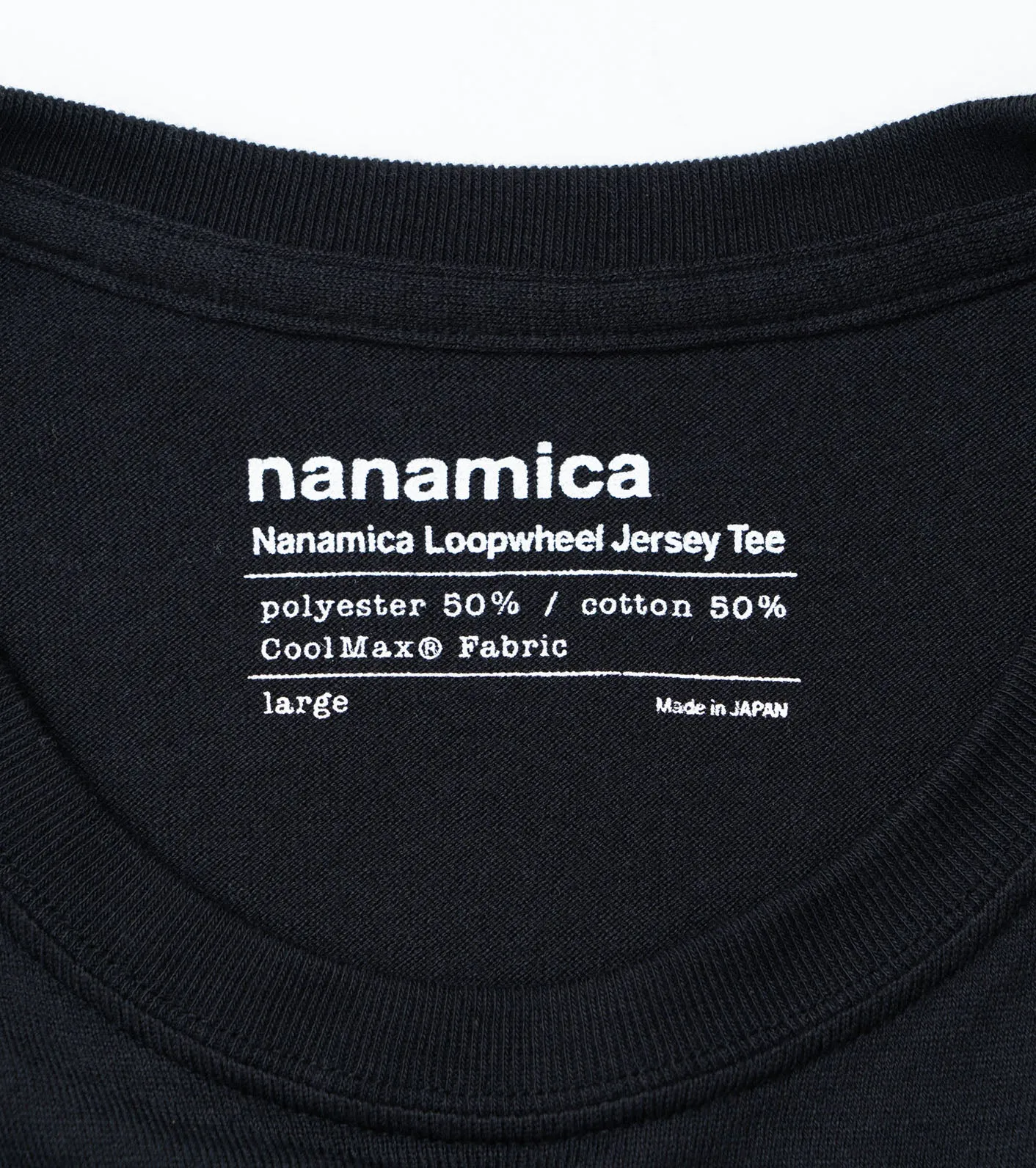 nanamica Loopwheel COOLMAX Jersey Tee
