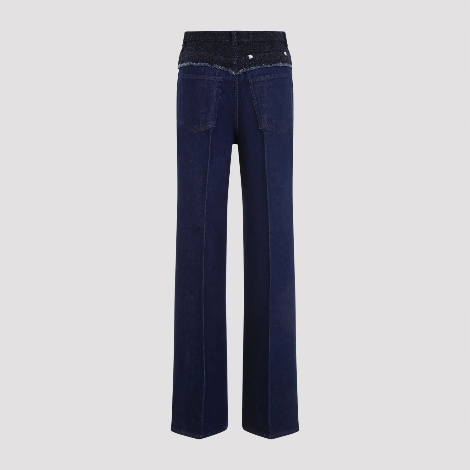 Oversized Mixed Denim Jeans
