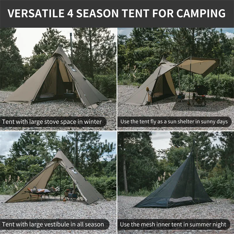 Ranch Fire 4-Season Teepee Hot Tent