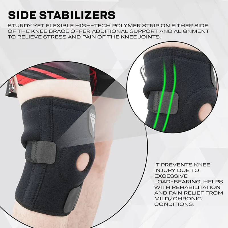 RDX SK Gel Padded Open Patella Brace for Knee Support